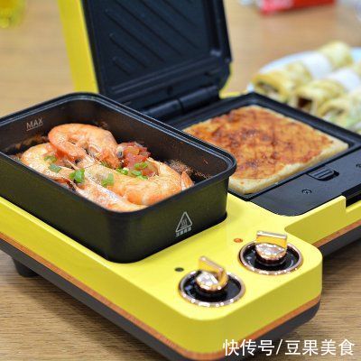 轻脂|#夏日开胃餐# 一人食轻脂早餐?全麦鸡蛋煎饼&amp;番茄大虾汤