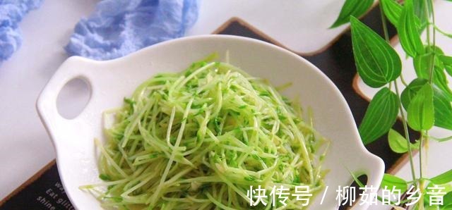 凉拌豌豆苗|“脂肪小杀手”，好吃美味，让你在吃的同时，轻轻松松瘦下来！
