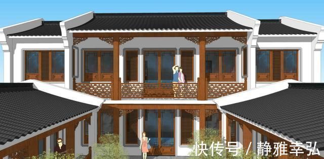 庭院|晒晒我农村66万建的中式三合院，1座房子6个庭院，这才叫生活