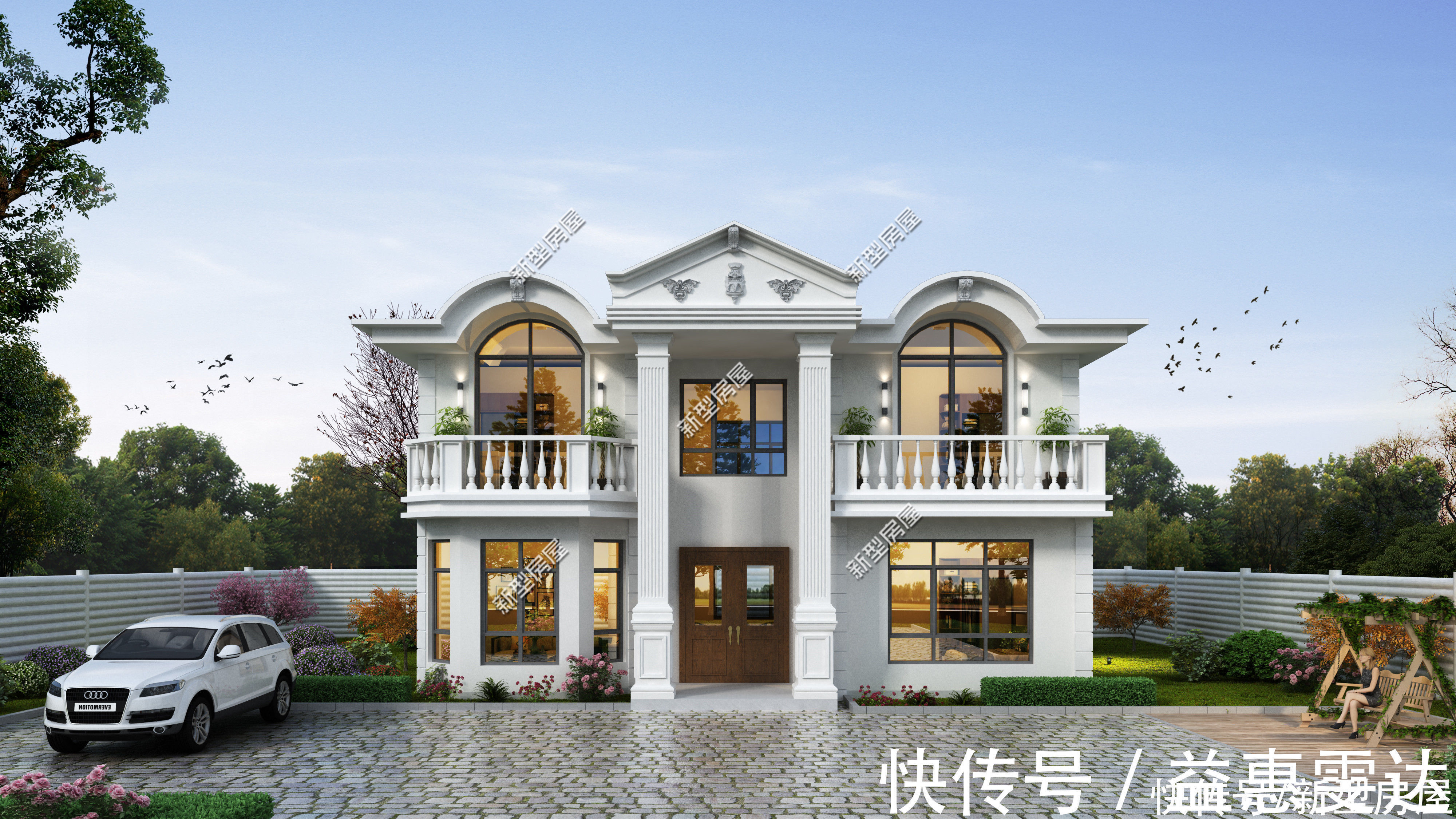 占地面积|预算30万以内,推荐这5套图纸,为啥农村人都喜欢最后一套?