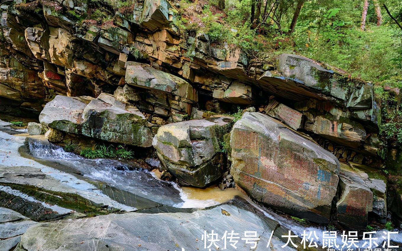 书法艺术|环境清幽的自然景观，有石刻400余方，毗邻5A级景区天柱山