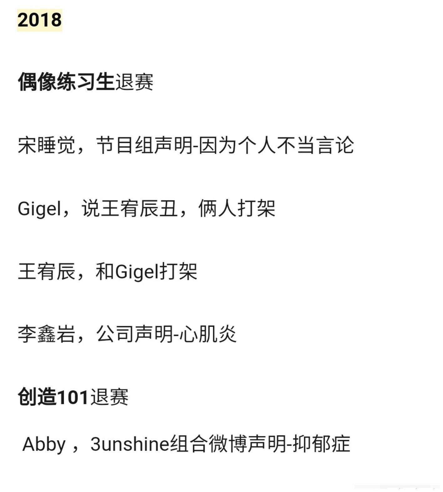 历届选秀退赛选手名单及退赛原因，每年每档选秀必有人退赛！