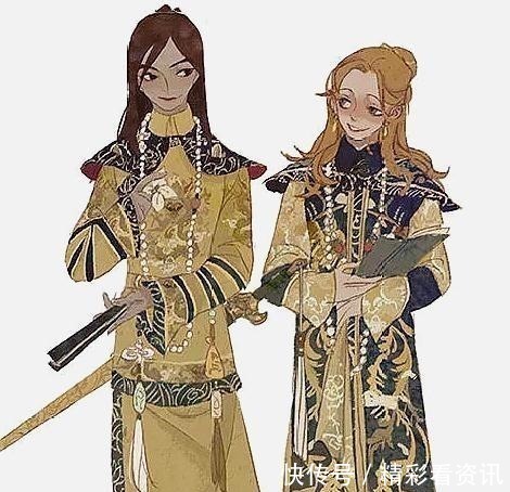 汉服|迪士尼公主换上汉服，白雪公主与继母和好，乐佩与爱丽儿成姐妹