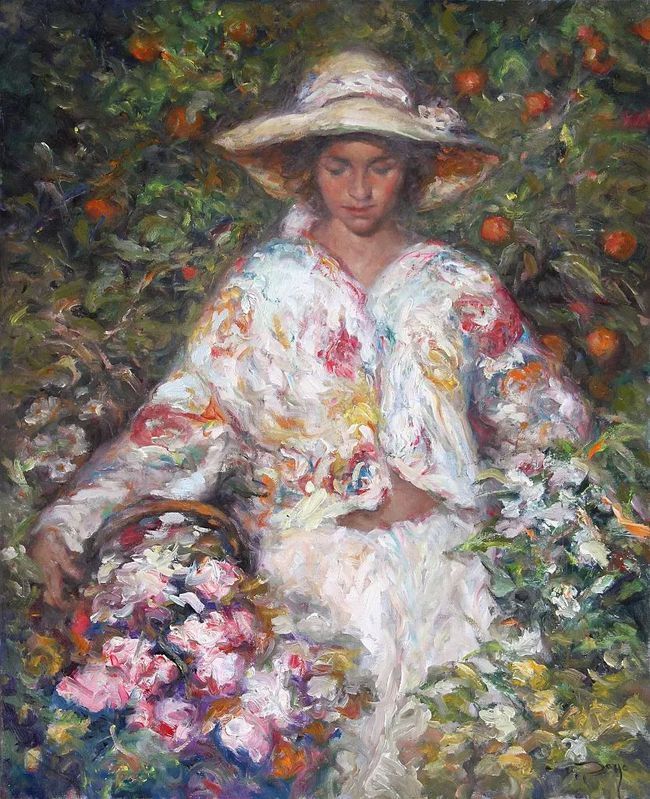 雷诺阿|独特的艺术天赋,他对色彩和纹理戏剧性的使用