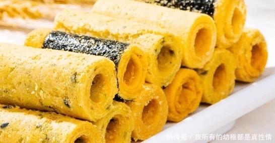 脆皮什锦卷呈金黄色,香脆适口,非常适合下午做小点心食用