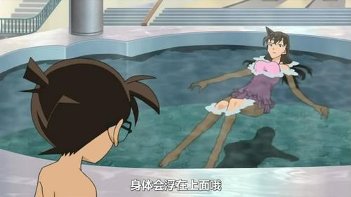 名侦探柯南:深挖几大少儿不宜的照片,身穿泳衣的小兰美炸了