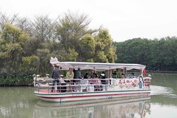 路面|南沙湿地“花漾女神号”游船开航