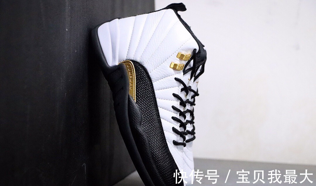 nike 耐克Nike Air Jordan 12 “Royalty” 黑白金!