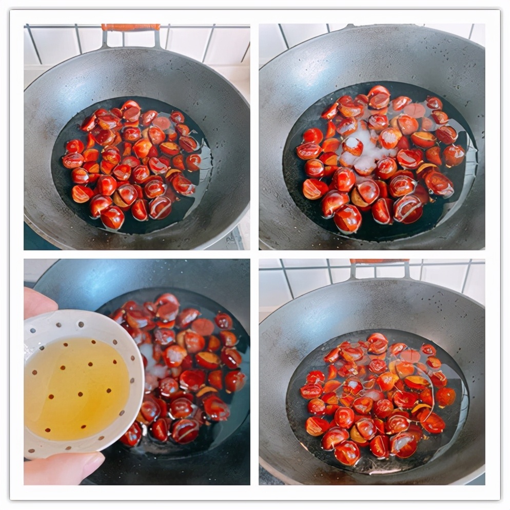 板栗最好吃的做法，香甜绵软，学会窍门，开口快，剥皮容易！