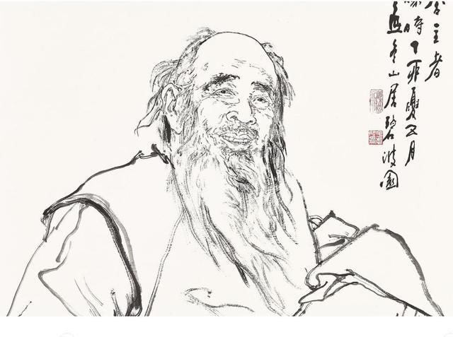 中国美术家协会!“匠心人”--画家王子武鉴赏两幅《张大千画像》的异同之处