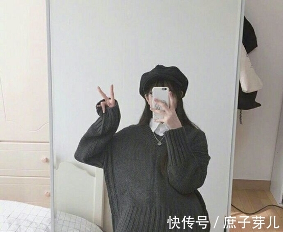 小萌|女生百变穿搭:平刘海+贝雷帽,可以说是所有穿搭的基本发型!