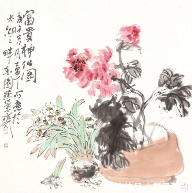 画家|闲云散淡!大写意绘画比较考验画家的造型能力和对笔墨的掌控能力