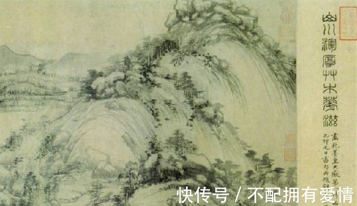 富春山$老人烧一幅画为自己陪葬,侄子舍命抢夺,后成十大传世名画之首