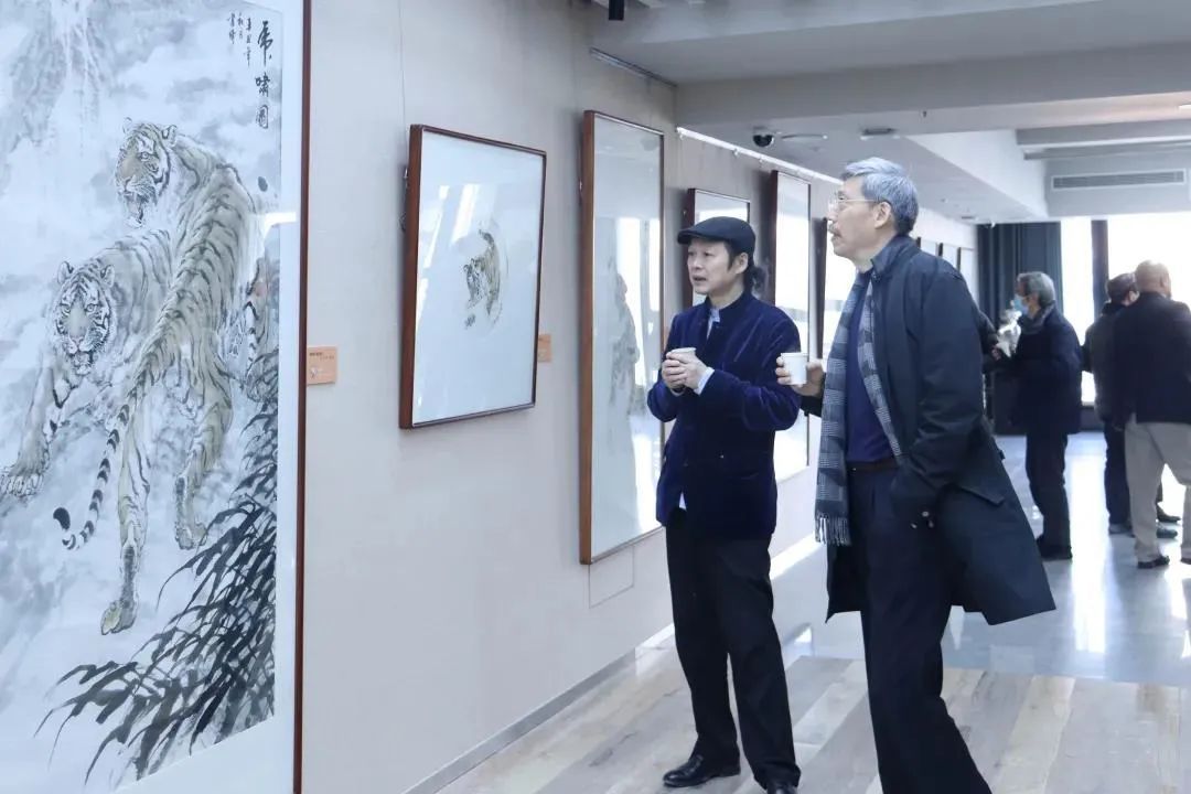 美术家协会#“虎虎生气——何业琦中国水墨画展”在陶氏艺术馆温暖开幕