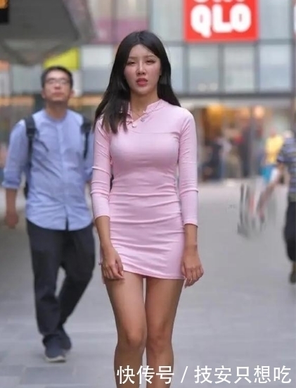 时尚|街拍 时尚粉色短裙, 塑造不一样的气质，加分百分百
