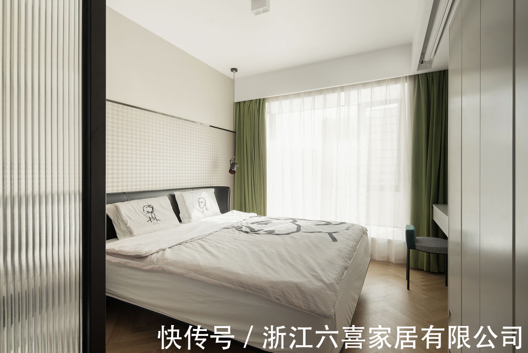绿野仙踪|89㎡室内空间绿色设计丨婚房90配色绿野仙踪，清新又舒适