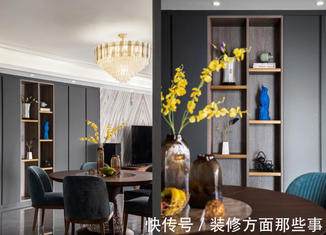 地毯|141平现代风三居室,一物一色,融洽于空间