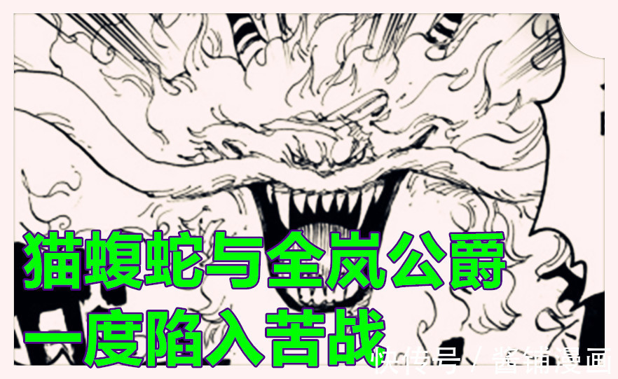 海贼王|海贼王1026话,桃之助撕咬并且让凯多疼得哇哇叫,杰克与长子败北