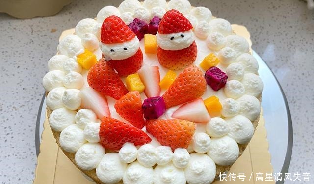 手把手教你高颜值,新年草莓裸蛋糕,无需抹面做法简单又省事