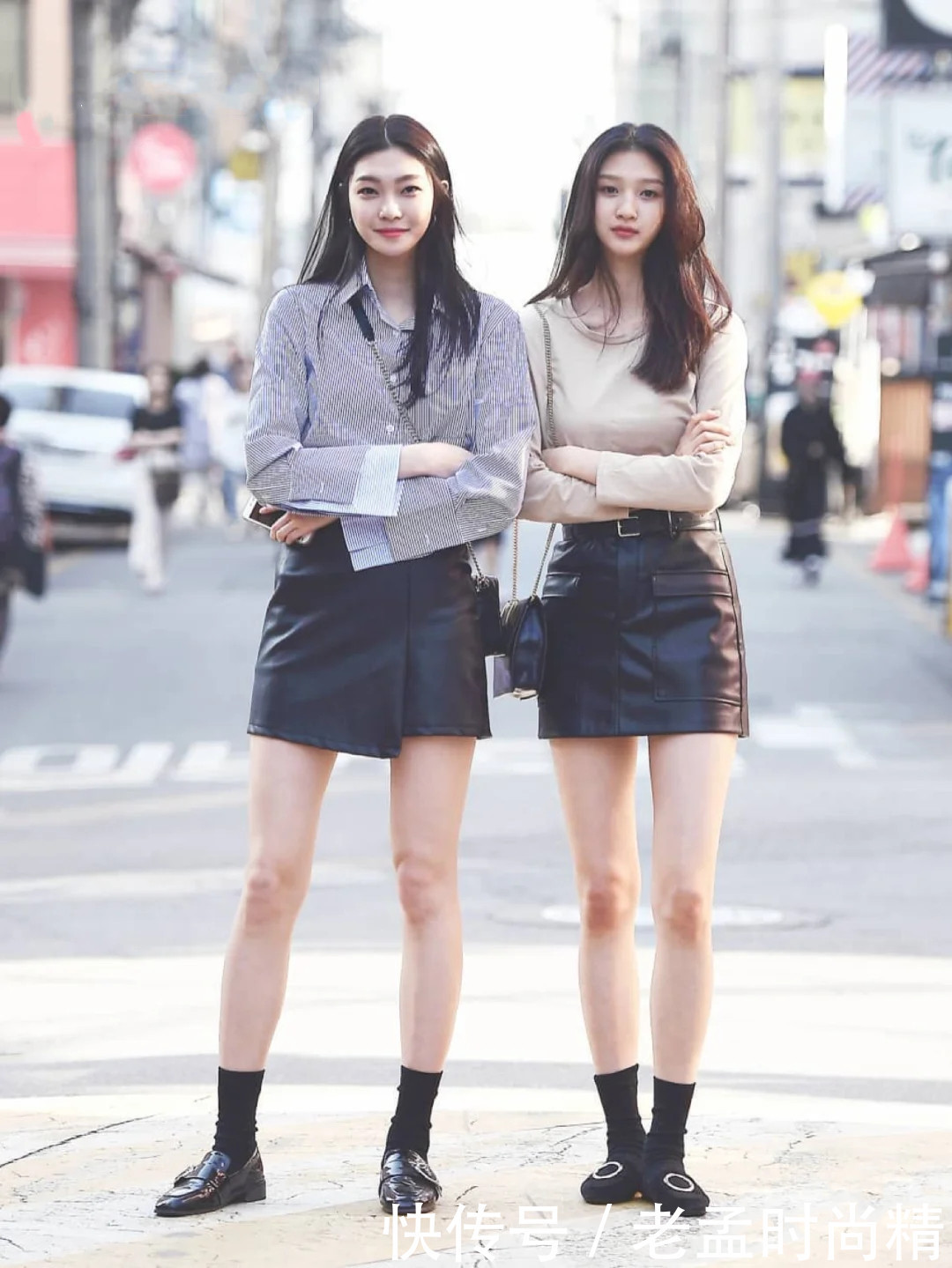 街拍：今春闺蜜出街的时尚穿搭, 简约高级又时髦, 风格极简又好搭配
