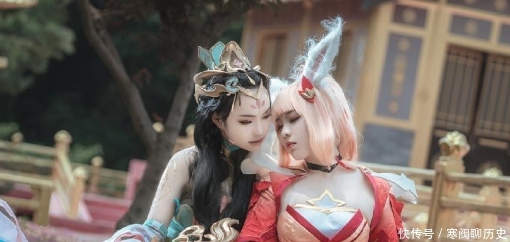 阿离|两位小姐姐cos阿离玉环,看到最后一张,网友:都想娶回家