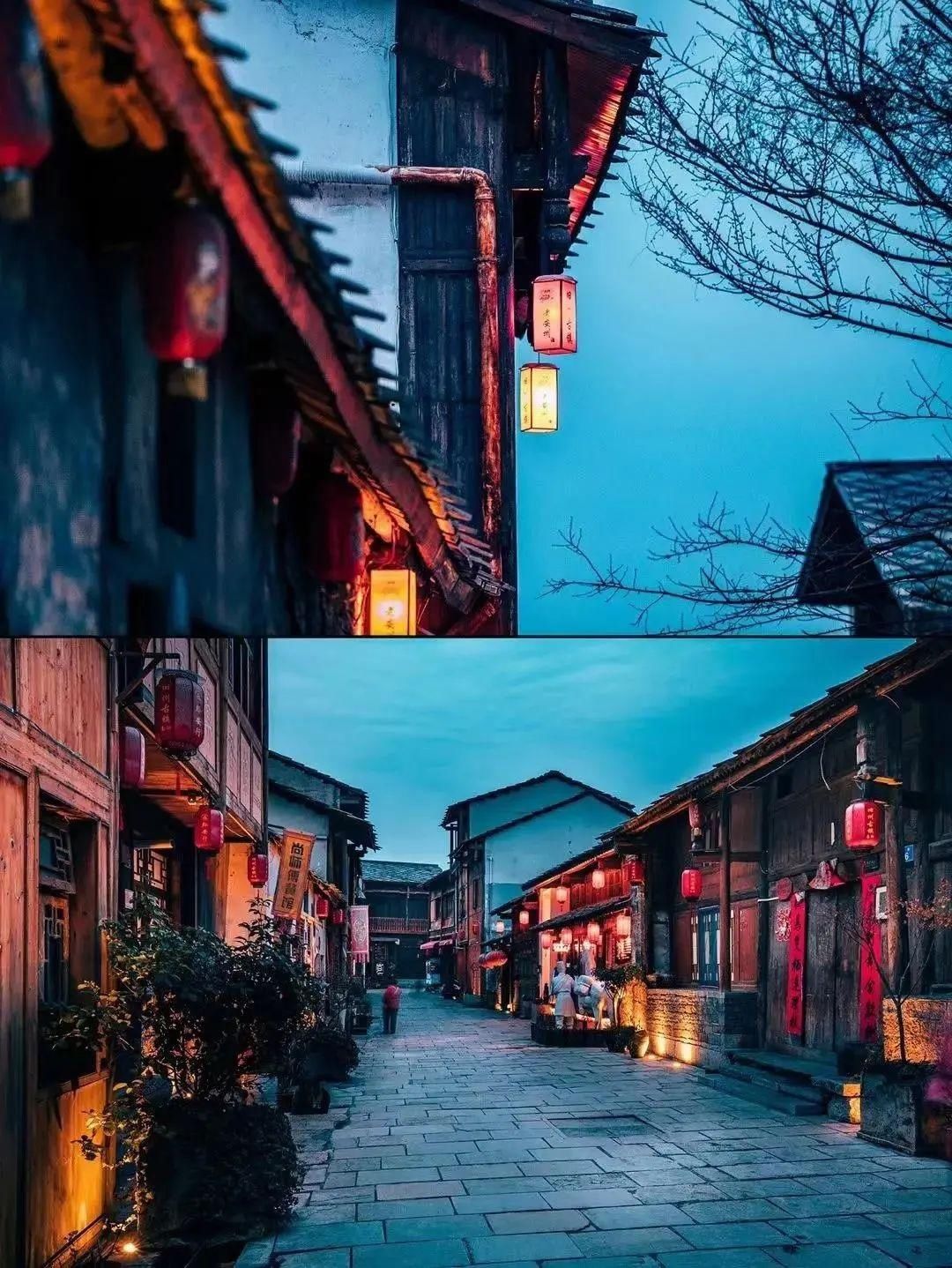 古镇夜色撩人，这才是旧州夜晚的模样