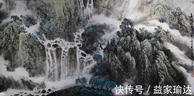 山水画#周才义：中国画雄俊气势源于画中的“生活气息”