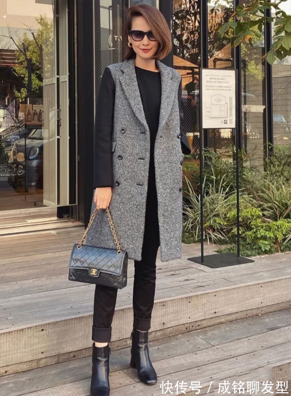 颜色|今年流行一种穿搭,叫“长大衣+九分裤”,四五十岁穿显瘦又减龄