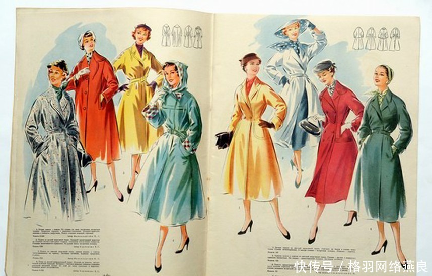 赫鲁晓夫|1957年的苏联时装杂志服装好漂亮模特好时髦