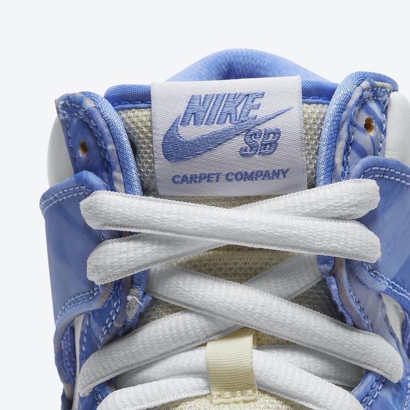 做旧效果绝了！“地毯公司” Carpet Company x Nike Dunk SB High 联名即将登场！