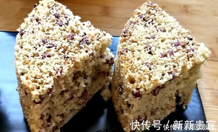 蒸糕|水果蒸糕太好吃了，不用一滴水，香甜蓬松又细腻，老人孩子都爱吃