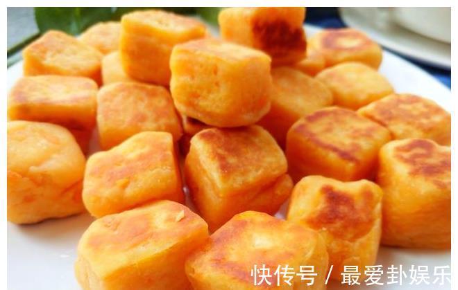 吃法|红薯改良新吃法，表面金黄松软香甜，一个平底锅就能做好