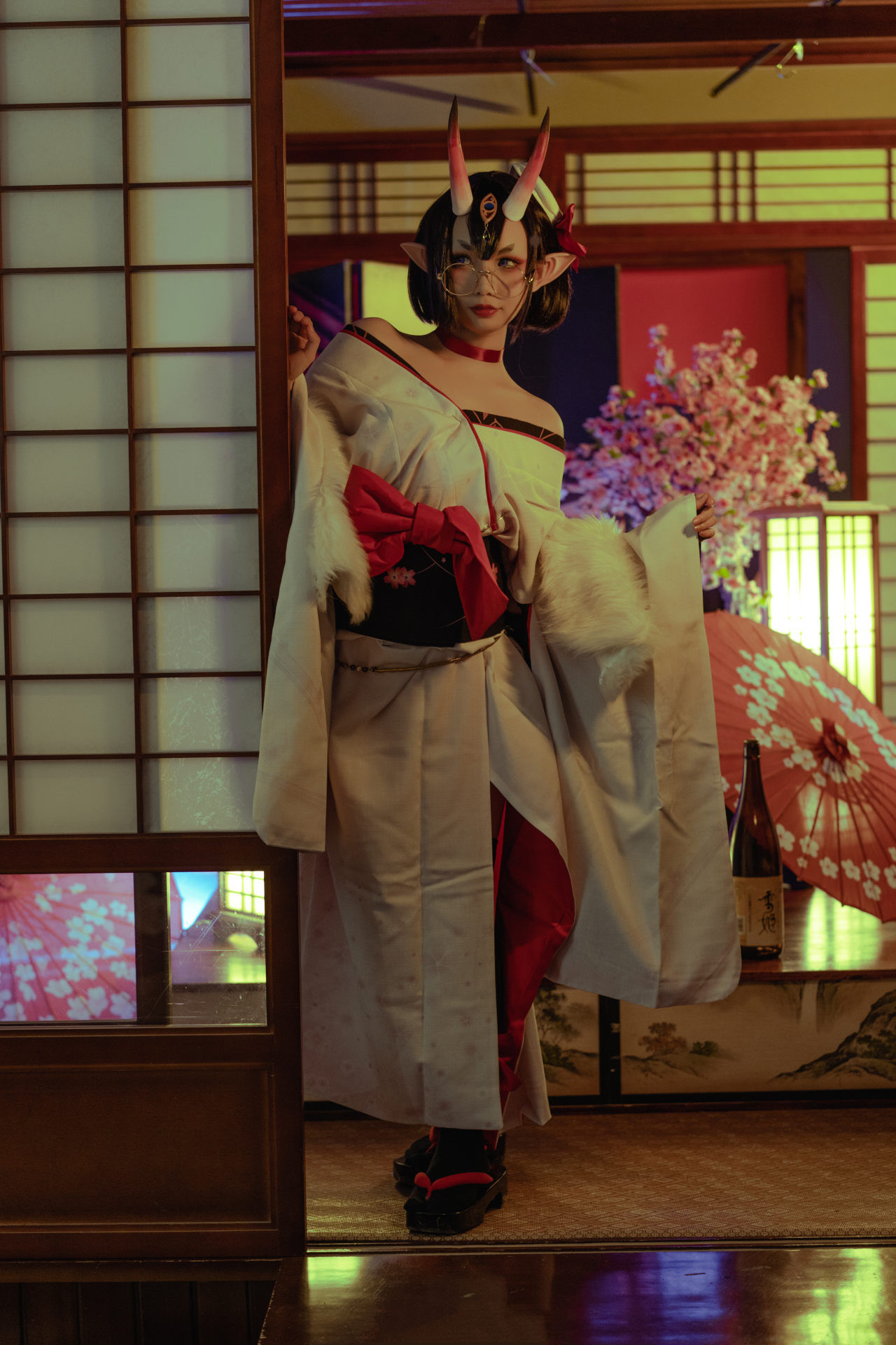 酒吞童子|Fgo酒吞童子，冬祭礼装cosplay
