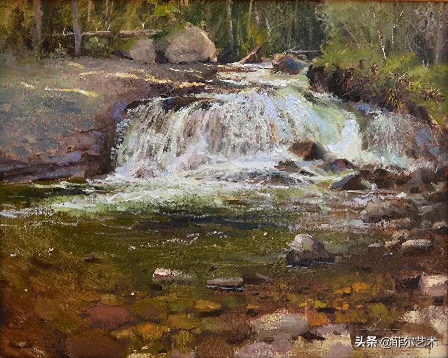 真实性|美国画家杰森·萨克兰色彩优美的外光派风景油画作品欣赏