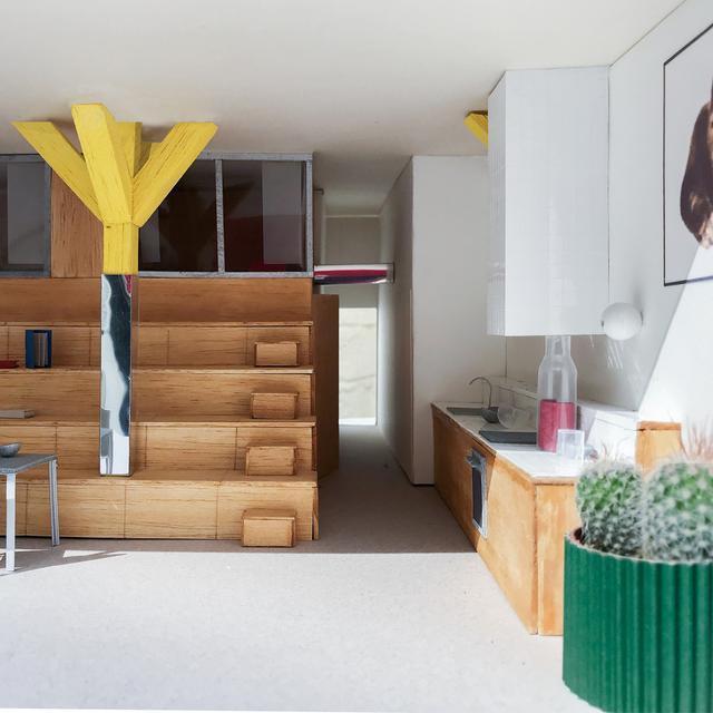 学区|为了2个孩子,她坚持买下55㎡学区房,无客厅,靠楼梯有了3间卧室