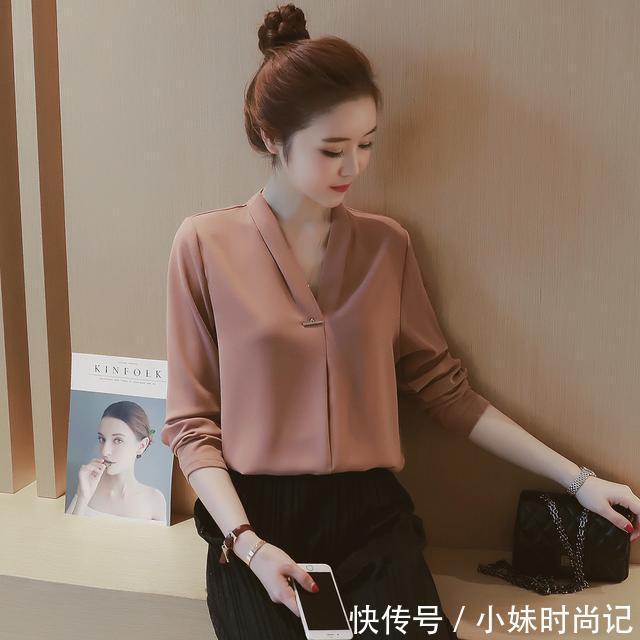 流露|雪纺衬衫才是春天最流行的款，甜美气息不知不觉就流露出来了