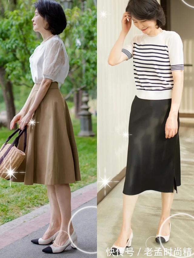 配色|成熟女人穿衣简约一些更高级!没有繁杂设计加印花,照样美如画