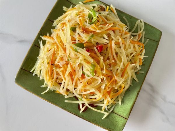 卷饼|酸辣土豆丝