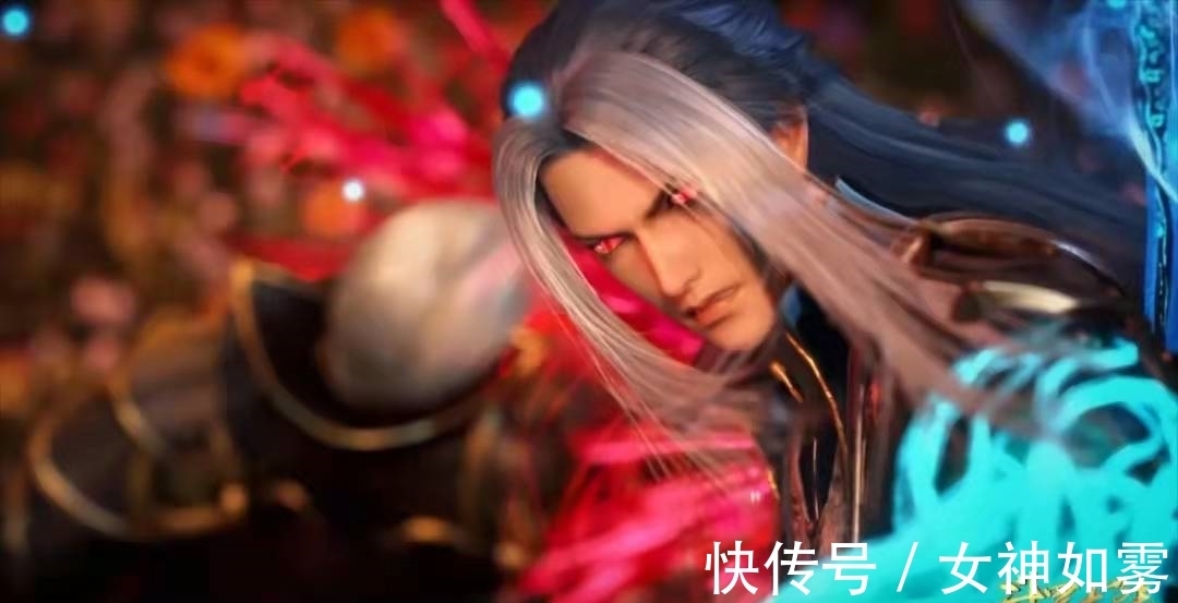 海妄|斗罗大陆:唐三“入魔”瞬间白发,挑染三哥散发登场