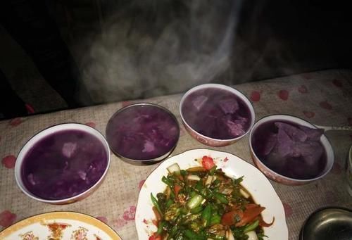 紫薯|媳妇用紫薯做的美味汤羹，满满的汇聚了对家人的爱