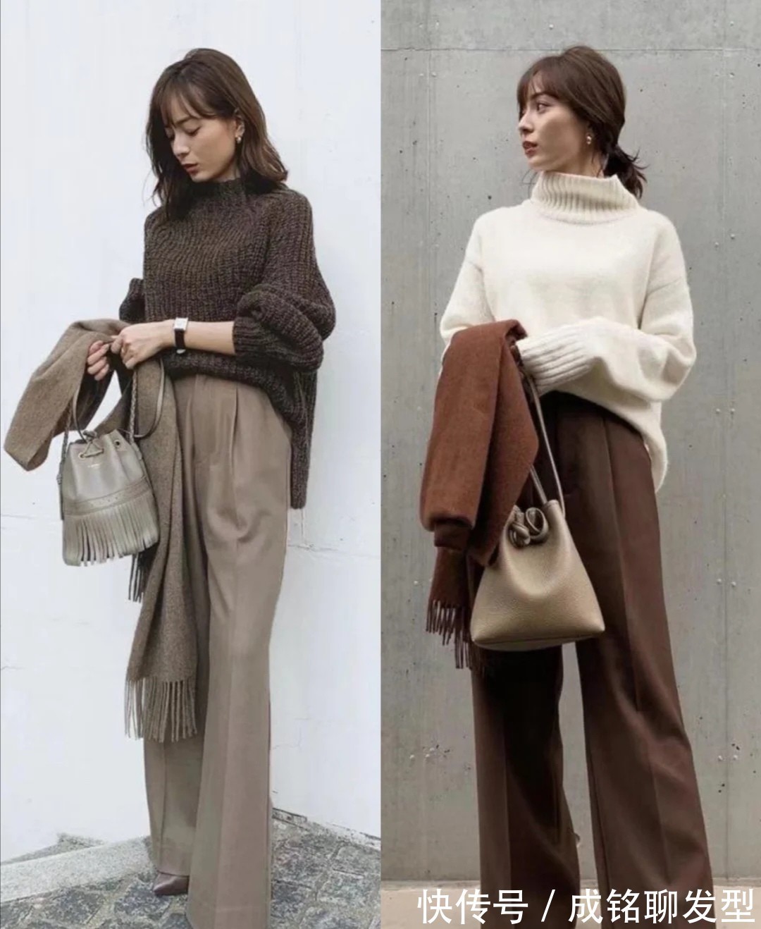 卡其色|这才是40+女人的最美穿衣搭配,简约又不单调,温柔大方显年轻