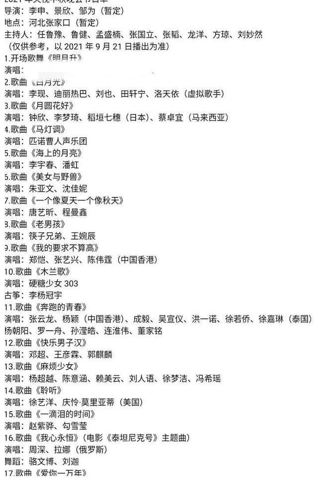 藝人|小鮮肉、流量藝人全消失 央視中秋晚會(huì)成藝人安全認(rèn)證 名單至今成謎