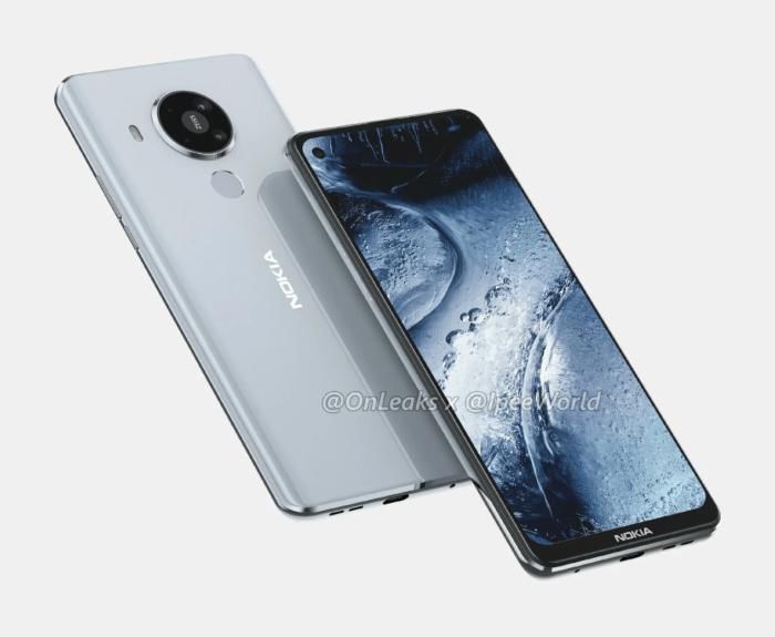 打孔|FCC曝光Nokia 5.4设计 采用打孔屏+后置四摄方案