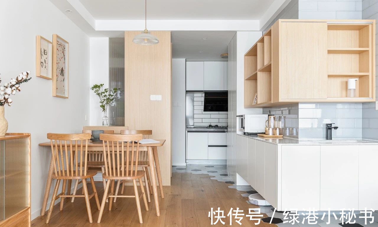 原木|装修案例欣赏:87平原木混搭风设计,感叹生活的美好!