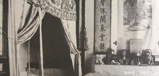 装修|老外镜头下的溥仪和婉容洞房,三个婚床,有地毯,浴缸,装修豪华!