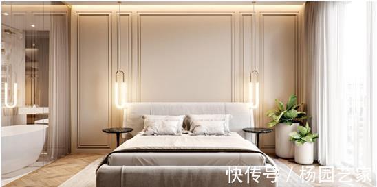 卧室|69㎡一居室,玄关还能当电视背景墙,完工后看着100㎡都不止!