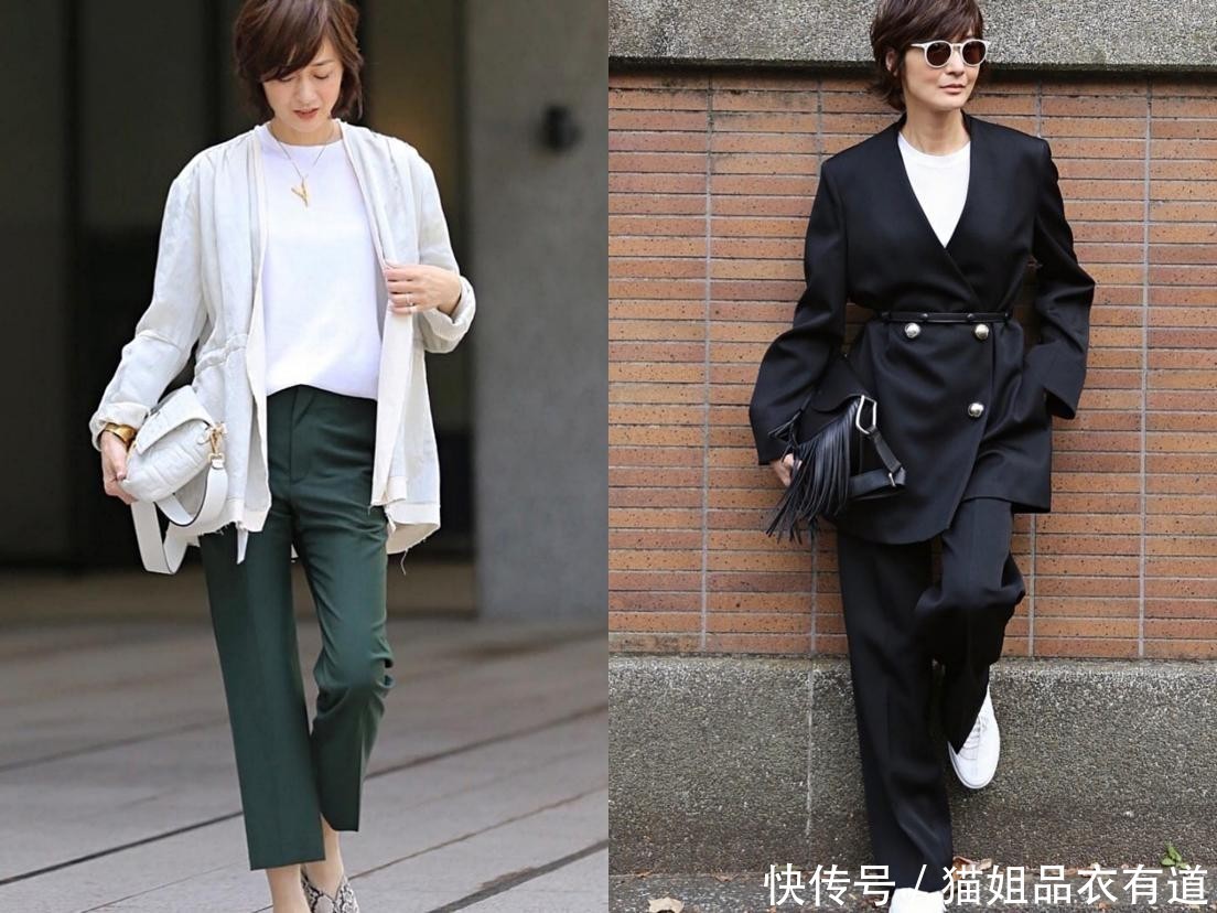 衬衫|这才是“通勤风”应有打扮,简单却高级,51岁博主亲自示范给你看