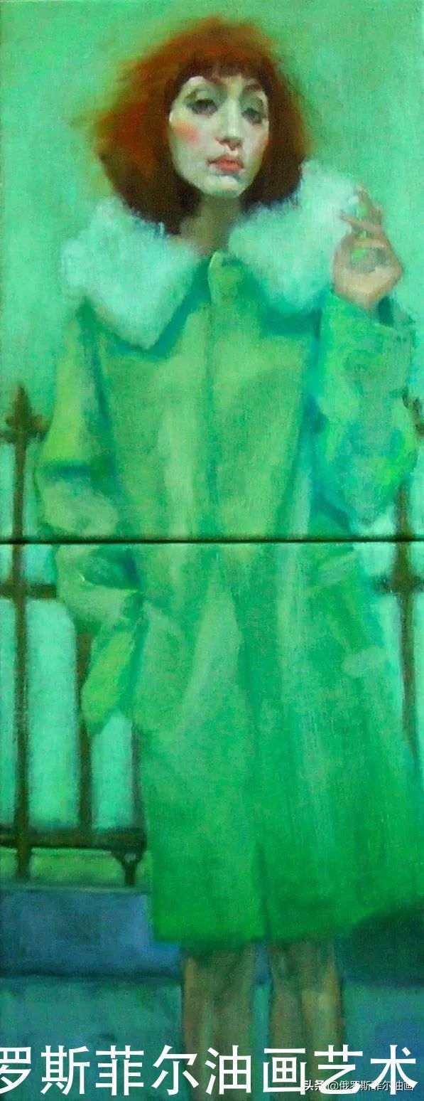 油画&美国画家桑德拉·弗朗德的油画里,充满了微妙而引人注目的情感