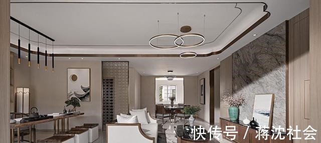 新中式|这才是豪宅,138㎡最美新中式,里面的客厅设计,太过惊艳!