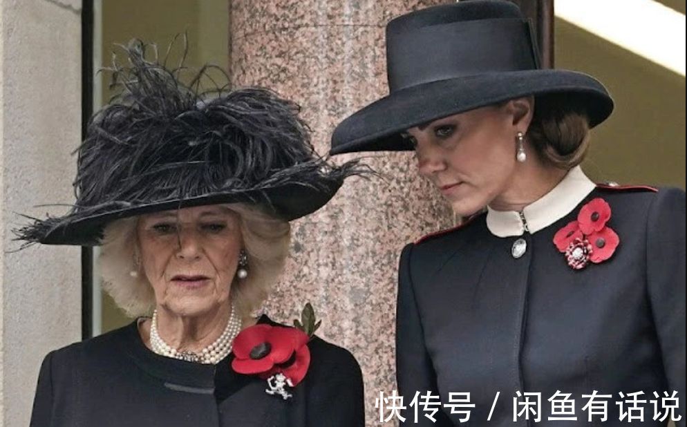 凯特王妃|凯特活动上站C位,穿黑大衣尽显主母气场,身旁卡米拉都黯淡不少